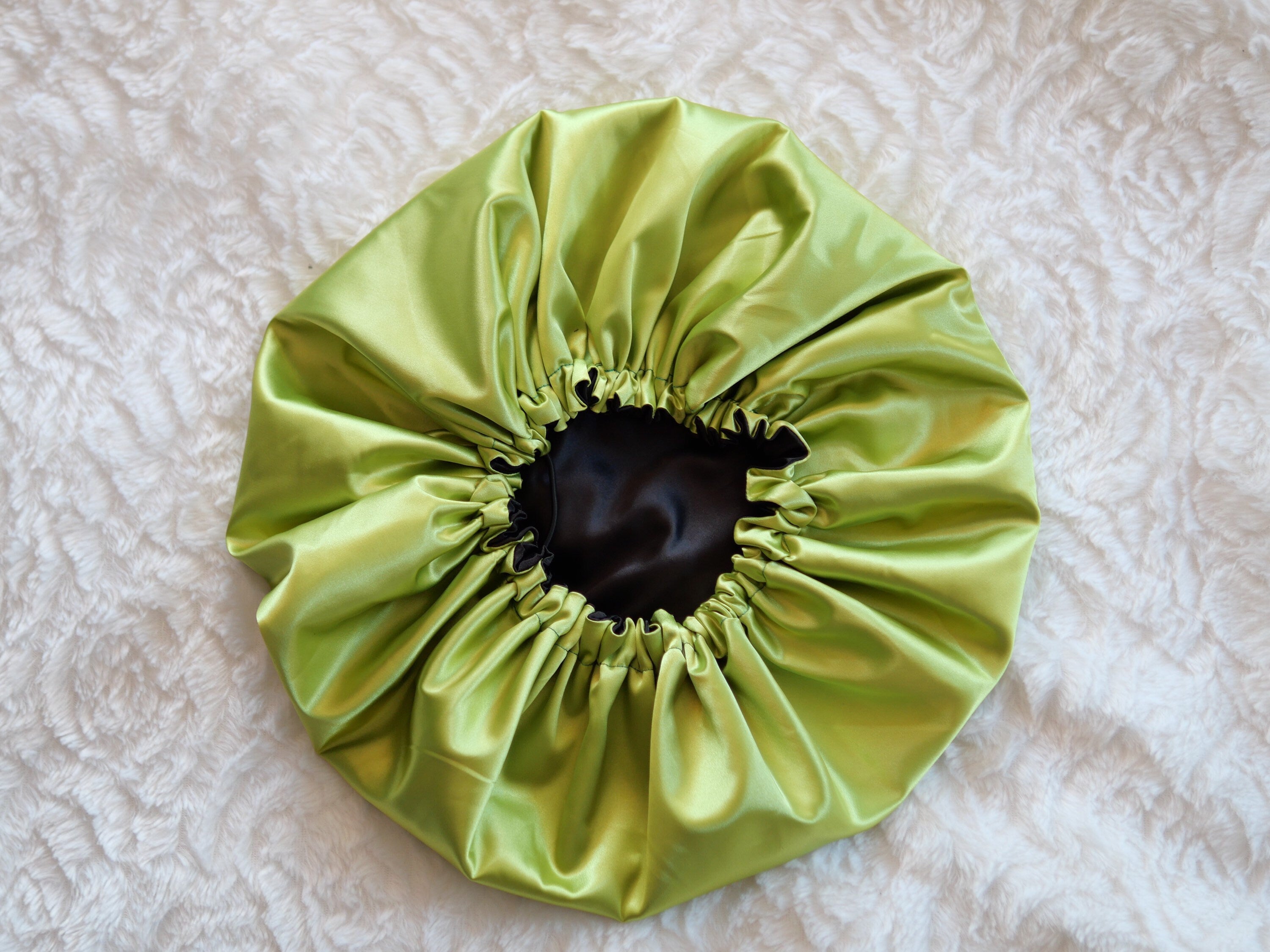 Satin Hair bonnet reversible ajustable , Hair cap
