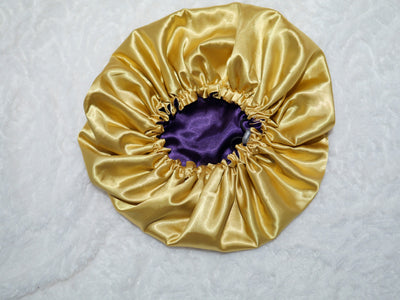 Satin Hair bonnet reversible ajustable , Hair cap