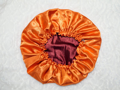 Satin Hair bonnet reversible ajustable , Hair cap
